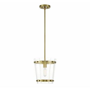 Ventari 1-Light Pendant in Warm Brass