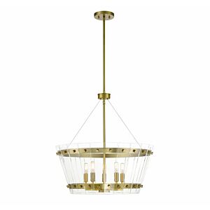 Ventari 5-Light Pendant in Warm Brass