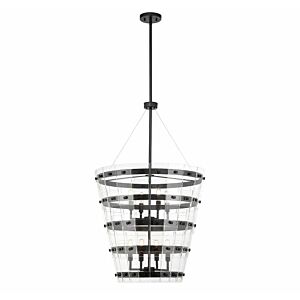 Ventari 8-Light Pendant in Matte Black