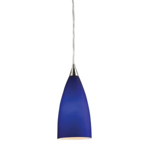 Vesta 1-Light Mini Pendant in Satin Nickel