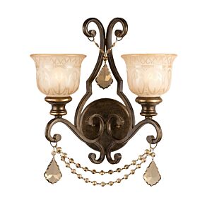 Norwalk 2-Light Wall Sconce in Bronze Umber