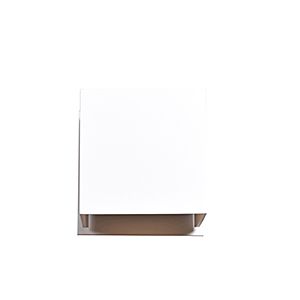 Access Square 2 Light 5 Inch Outdoor Wall Light in White