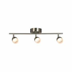 Stella Ferry 3-Light LED Semi-Flush Mount in Brushed Nickel