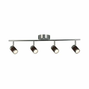 Brews 4-Light LED Semi-Flush Mount in Chrome