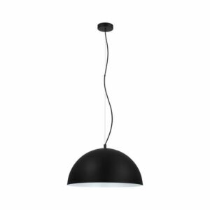 Rafaelino 1-Light Pendant in Black, White