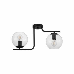 Marojales 2-Light Ceiling Mount in Black