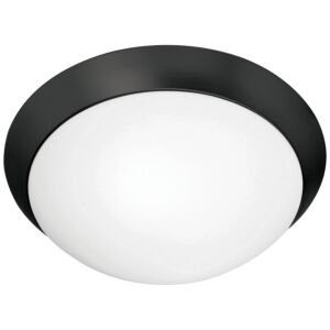 Cobalt 1-Light Flush Mount in Matte Black