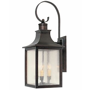 Monte Grande 3-Light Wall Lantern in English Bronze