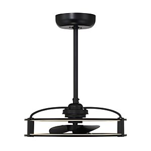 Vesta LED Fan D'Lier in Matte Black