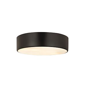 Z-Lite Harley 3-Light Flush Mount Ceiling Light In Matte Black