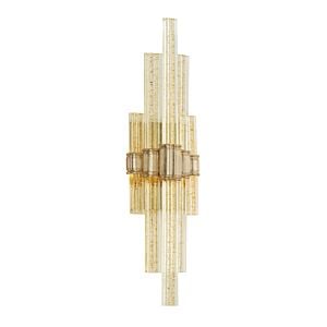  Viola Wall Sconce in Gold Leaf