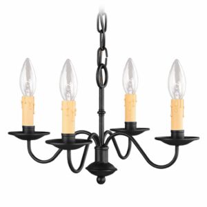 Heritage 4-Light Mini Chandelier in Black