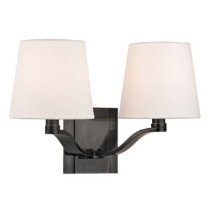 Clayton 2-Light Wall Sconce in Old Bronze