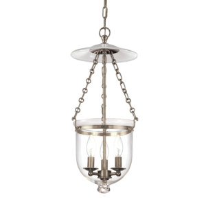  Hampton Pendant Light in Historical Nickel