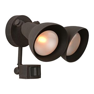 Craftmade Bullets And Floods Dual Flood Light with Motion Sensor in Rust