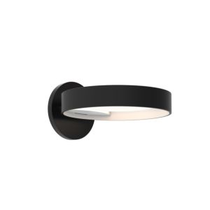  Light Guide Ring Wall Sconce in Satin Black