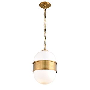 Corbett Broomley by Martyn Lawrence Bullard 2 Light 22 Inch Pendant Light in Vintage Brass