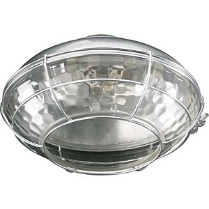 Hudson 1-Light LED Patio Light Kit in Galvanized