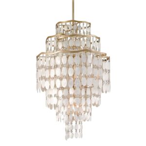 Dolce 12-Light Chandelier in Champagne Leaf