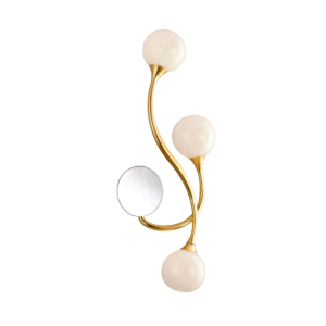  Signature Wall Sconce in Gold Leaf