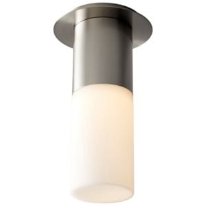 Pilar 1-Light LED Ceiling Mount in Satin Nickel