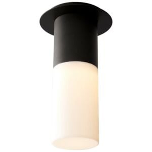 Pilar 1-Light LED Ceiling Mount in Black