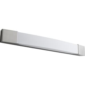 Apollo 2-Light LED Bathroom Vanity Light in Satin Nickel