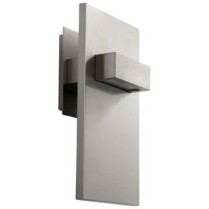 Vela 2-Light LED Wall Sconce in Satin Nickel