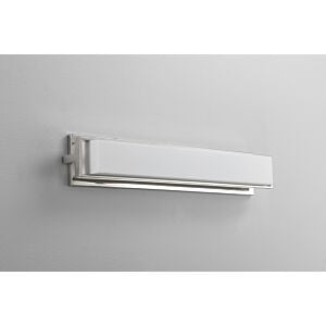 Plato 1-Light LED Bathroom Vanity Light in Polished Nickel