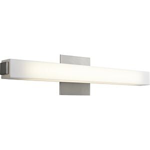 Adelphi 1-Light LED Bathroom Vanity Light in Satin Nickel