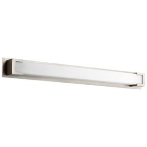 Orion 1-Light LED Bathroom Vanity Light in Satin Nickel