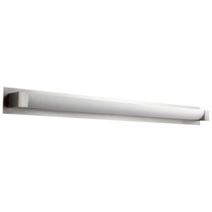 Balance 2-Light LED Bathroom Vanity Light in Satin Nickel