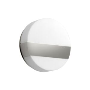 Aurora 1-Light LED Wall Sconce in Polished Nickel