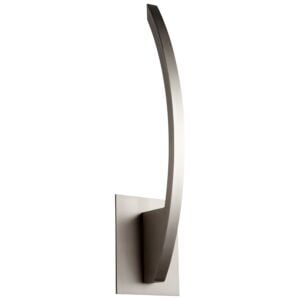 Bolo 1-Light LED Wall Sconce in Satin Nickel