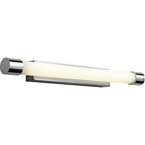 Zenith II 1-Light LED Bathroom Vanity Light in Polished Chrome