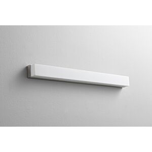 Adagio 1-Light LED Bathroom Vanity Light in Satin Nickel