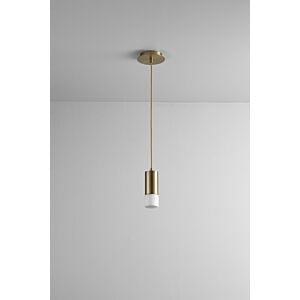 Magneta 1-Light LED Pendant in Aged Brass