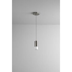 Magneta 1-Light LED Pendant in Satin Nickel