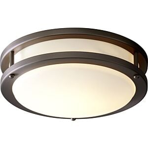 Oracle 1-Light LED Ceiling Mount in Oiled Bronze