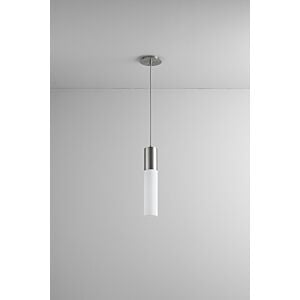 Magnum 1-Light LED Pendant in Satin Nickel