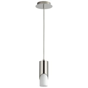 Ellipse 1-Light LED Pendant in Polished Nickel