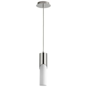 Ellipse 1-Light LED Pendant in Polished Nickel