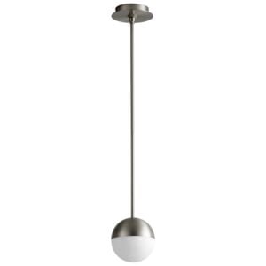 Mondo 1-Light LED Pendant in Satin Nickel Satin Nickel