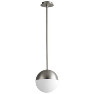 Mondo 1-Light LED Pendant in Satin Nickel Satin Nickel