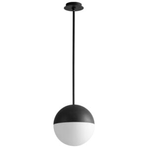 Mondo 1-Light LED Pendant in Black Black