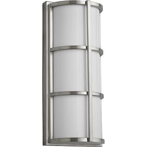 LEDa 1-Light LED Outdoor Lantern in Satin Nickel