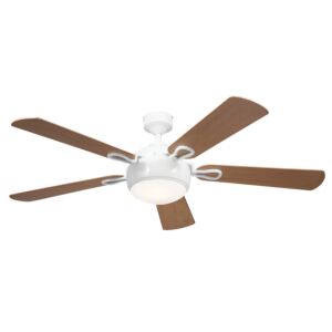Humble 1-Light 60 Ceiling Fan in White