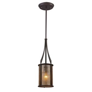 Barringer 1-Light Mini Pendant in Aged Bronze