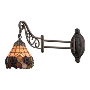 Mix-N-Match 1-Light Wall Sconce in Tiffany Bronze