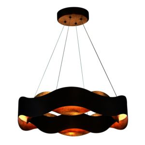 Eurofase Vaughan 1 Light Chandelier in Bronze